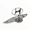 Hyundai 3D Chrome Eagle Wing Badge