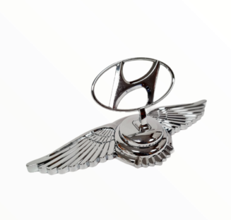 Hyundai 3D Chrome Eagle Wing Badge