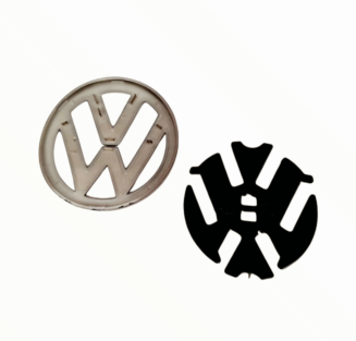 VW Scirocco 2014 - 2017 Rear GLOSS BLACK Badge - Image 2