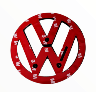 VW Scirocco 2014 - 2017 Front GLOSS BLACK Badge - Image 2