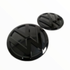 VW Caddy 2016 - 2019 Front & Rear GLOSS BLACK Badges