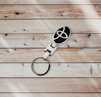 Toyota 3D Car Logo Keyring
