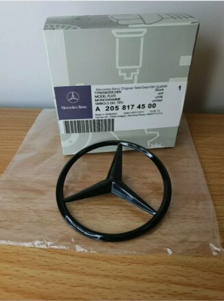 Mercedes C Class W205 .A2058174500 GLOSS BLACK Rear Star Badge, fits 2014 - 2019 - Image 5