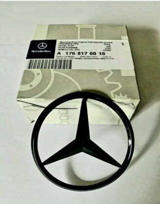 Mercedes A CLASS W176 .A1768170016 GLOSS BLACK Rear Star Badge, fits 2013+ - Image 3