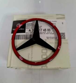 Mercedes C Class W205 .A2058174500 GLOSS BLACK Rear Star Badge, fits 2014 - 2019 - Image 2