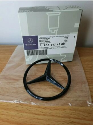 Mercedes C Class W205 .A2058174500 GLOSS BLACK Rear Star Badge, fits 2014 - 2019 - Image 3