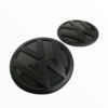 VW Caddy 2016 - 2019 Front & Rear MATT BLACK Badges