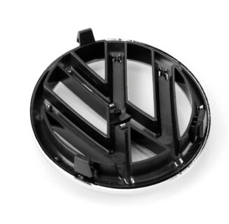 VW Golf MK6 2008 - 2012 Front & Rear GLOSS BLACK Badges - Image 2