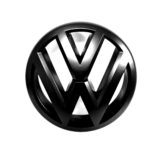 VW Caddy 2010 - 2014 Front MATT BLACK Badge / 135mm