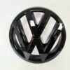 VW Caddy 2010 - 2014 Front GLOSS BLACK Badge / 135mm - Image 3