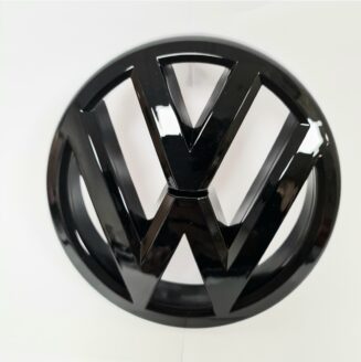 VW Caddy 2010 - 2014 Front GLOSS BLACK Badge / 135mm - Image 3