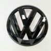 VW Caddy 2010 - 2014 Front GLOSS BLACK Badge / 135mm