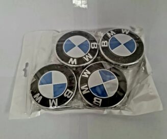 BMW x 4 Alloy Wheel Centre Hub Caps 68mm - Image 3
