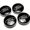 4x Ford Alloy Wheel BLACK Hub Centre Caps 54mm Mondeo Fiesta Galaxy Kuga Focus And More - Image 4