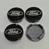 4x Ford Alloy Wheel BLACK Hub Centre Caps 54mm Mondeo Fiesta Galaxy Kuga Focus And More - Image 2