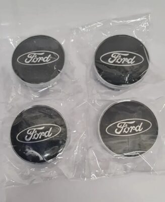 4x Ford Alloy Wheel BLACK Hub Centre Caps 60mm Mondeo Fiesta Galaxy Kuga Focus And More - Image 3