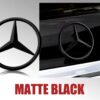 Mercedes CLA W117 C117 Rear Boot Lid Star Badge .MATT BLACK A1178170016 - 2013+