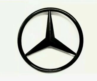Mercedes E CLASS W212 GLOSS BLACK Rear Trunk Boot Lid Star Badge A2128170016 / 90mm - Image 3